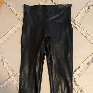 Spanx faux leather leggings